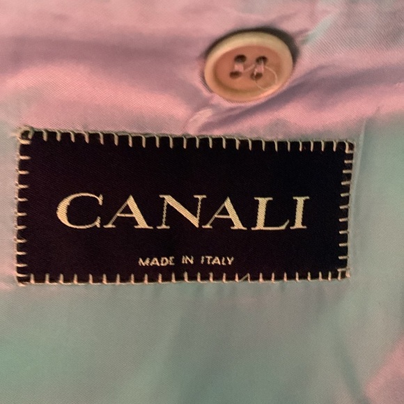 CANALI 100% New Wool Blue 2 Button Suit Sport Coat Blue 52R Italy 42R US 13220 - Picture 5 of 16